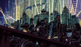 未来城市动漫,梦幻画卷中的科技与人文交响